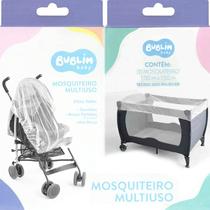 Mosquiteiro Portátil Univ. Com Elástico Para Mini Berço Carrinho Berço Bebê Conforto e Cadeira Carro Baby Incomfral Cor: