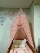 Mosquiteiro Tenda Teto Cabana Dossel Microtule Para Berço Rosê Nude Mosquiteiro Tenda Teto Cabana Dossel Microtule Para Berço Rosê Nude