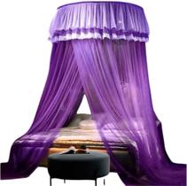 Mosquiteiro Teto Casal Gigante Box queen Super King Com Abertura Lat 14M