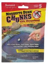 Mosquito Dunk Chunks Summit mata larvas em água parada