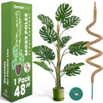 Moss Pole Monstera Plant Support 48" GardenGear, pacote com 1 Moss Pole Monstera Plant Support 48" GardenGear, pacote com 1