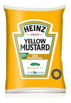 Mostarda Amarela Uso Profissional Heinz Bag Food 2kg