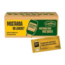Mostarda Cepêra Sachê 7g Caixa C/ 175 Unidades