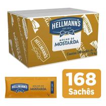 Mostarda Hellmann's Sachê 7g Caixa C/ 168und