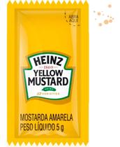 Mostarda Sachê Heinz 5g Caixa Com 144 Unidades