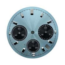 Mostrador De Relógio Cronógrafo Luminous Sunray 29.5mm Estilo Prospex Com 6 Ponteiros Movimento