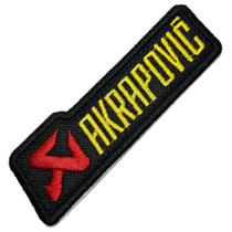MOT057T 01 Akrapovic Patch Bordado Fixa Com Ferro Passar