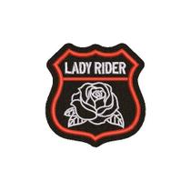 MOT291-017 Lady Rider Patch Bordado 6,6x6,7 cm MOT291-017 Lady Rider Patch Bordado 6,6x6,7 cm