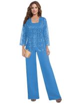 Mother of the Bride, vestidos, calças, ternos, azul petyoo, tamanho 4 Mother of the Bride, vestidos, calças, ternos, azul petyoo, tamanho 4