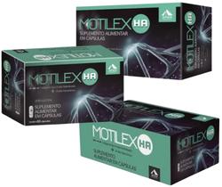 Motilex ha kit c/3 cxs c/60 cáps cada - colágeno tipo 2 + ácido hialurônico
