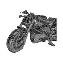 Moto 3D Metal Puzzle DIY Modelo Fazendo Kit Brinquedo Adulto Presente de Aniversário