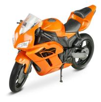 Moto Brinquedo Racing 22cm Fricção Pneus Borracha - Todas as Cores Roma