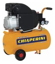 Moto Compressor Portátil Chiaperini Mc 7,6/21 L 2hp Elétrico 127v