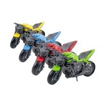 Moto de Brinquedo Kmoto Kandy Infantil - Cores Sortidas Super Estilosa 32cm x 16cm Moto de Brinquedo Kmoto Kandy Infantil - Cores Sortidas Super Estilosa 32cm x 16cm