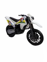 moto de brinquedo trilha cross branca bs toys rally