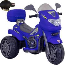 Moto Eletr Turbo Az C/Capacete 12V Ref 679