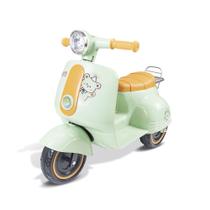 Moto Elétrica 2 Rodas Acelerador Pé Frente Ré Estável Bateria Luz Som
