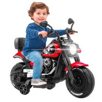 Moto eletrica 6v chopper vermelha - unitoys Moto eletrica 6v chopper vermelha - unitoys