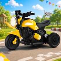 Moto Elétrica 6v Infantil 3kmh Música Farol Luzes Motor 380w Daily