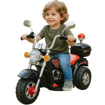 Moto Elétrica Bang Toys Infantil Chopper Guardian X Preta 6V