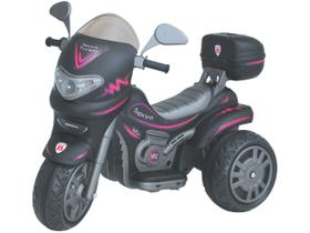 Moto Eletrica Biemme Sprint Turbo 12V Capacete Preta Girl