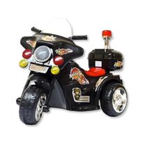 Moto eletrica com luz e som 6v preto - shiny toys Moto eletrica com luz e som 6v preto - shiny toys