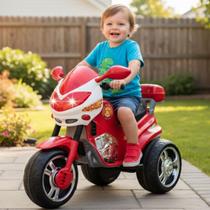 Moto Eletrica Grande Infantil 6v Som E Luz