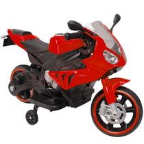 Moto Eletrica Grande Infantil Menino Menina 6v Com Inmetro Vermelho