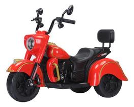 Moto Elétrica Grande Infantil Menino Menina Vermelha