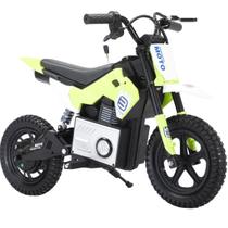 Moto Elétrica Infantil 24v Moto Cross 380w 8km/h Unitoys Verde