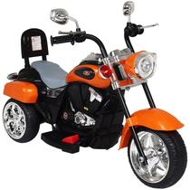 Moto eletrica infantil 3 rodas tr 1501 6v laranja - belfix