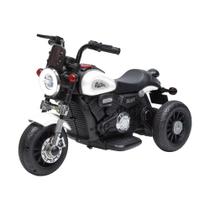 Moto Elétrica Infantil 6v Harley Triciclo Farol de Led e Sons com Música e Buzina