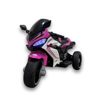 Moto Elétrica Infantil 6V Hyper Speed Rosa
