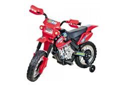 Moto Elétrica Infantil 6V Motocross Vermelha- Homeplay