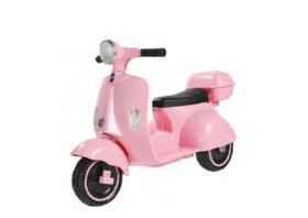 Moto Elétrica Infantil 6V Scooter Rosa