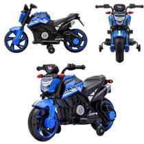 Moto Elétrica Infantil Azul Syren X2 12V Bang Toys