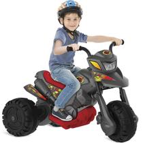 Moto Eletrica Infantil Bandeirante XT3 6V Grafite Cinza