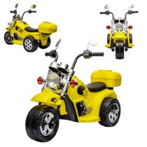 Moto Elétrica Infantil Bateria 6V Baú Harley Mini Som Luz