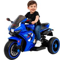 Moto Eletrica Infantil Biemme Turbo Sport Trike 12V Azul Moto Eletrica Infantil Biemme Turbo Sport Trike 12V Azul