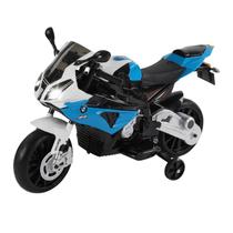 Moto eletrica infantil bmw s1000rr 12v azul (ce2305) - zippy toys