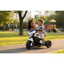 Moto Elétrica Infantil Branca Mini Moto Motoca Bateria Veicullo Criança Passeio Brinquedo Moto Elétrica Infantil Branca Mini Moto Motoca Bateria Veicullo Criança Passeio Brinquedo