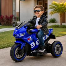 Moto Elétrica Infantil GP Rider 12V - Azul Moto Elétrica Infantil GP Rider 12V - Azul