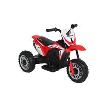 Moto Elétrica Infantil Honda Vermelha 3 Rodas CRF 6V 942304 Bel