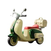 Moto Elétrica Infantil Italy Verde 6v Com Bateria Recarregável