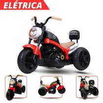 Moto Elétrica Infantil Marcha Frente e Ré Com Sons Músicais