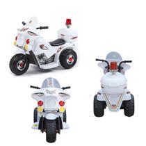 Moto Elétrica Infantil Menino Com Som Polícia Suporta 25kg - Zippy Toys