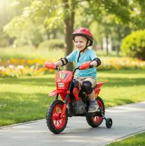 Moto Elétrica Infantil Motocross Homeplay