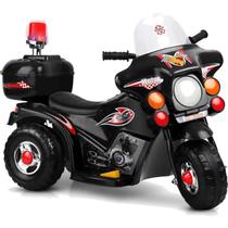 Moto Eletrica Infantil Policia Importway Motorcycle 6V Preta Moto Eletrica Infantil Policia Importway Motorcycle 6V Preta
