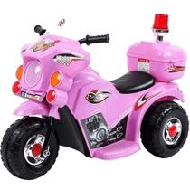 Moto Eletrica Infantil Policia Importway Motorcycle 6V Rosa Moto Eletrica Infantil Policia Importway Motorcycle 6V Rosa