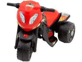 Moto Elétrica Infantil Preta Bandeirante